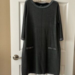 ALYX Gray Sweater Knit Dress